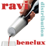 RAVI-BeNeLux distributie - Ravi Ogenblikkelijke Wijn Koeler voor witte, ros of roode wijn.